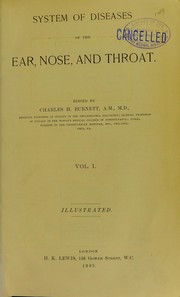 Cover of: System of diseases of the ear, nose, and throat