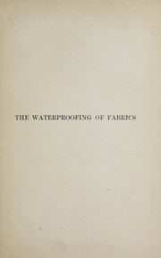 The waterproofing of fabrics by S. Mierzinski