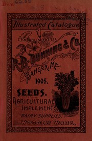 Cover of: Illustrated catalogue [of] R.B. Dunning & Co., 1905: seeds, agricultural implements, dairy supplies, wooden ware