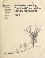 Cover of: National proceedings, forest and conservation nursery associations