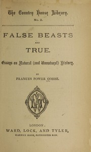 Cover of: False beasts and true