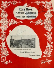 Cover of: Ross Bros. annual catalogue | Ross Brothers