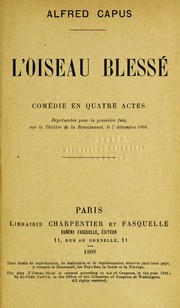 Cover of: L'oiseau blesse .