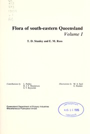 Cover of: Flora of south-eastern Queensland | T. D. Stanley