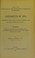 Cover of: Experiments on life, as fundamental to the science of preventive medicine and as of question between man and brute