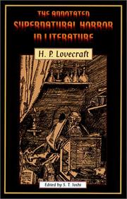 Cover of: The Annotated Supernatural Horror in Literature