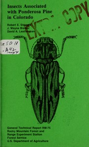 Cover of: Insects associated with ponderosa pine in Colorado