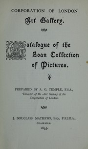Cover of: Catalogue of the loan collection of pictures