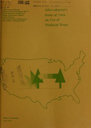 Cover of: Silviculturist's point of view on use of nonlocal trees