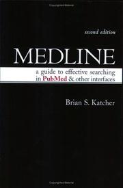 Cover of: Medline by Brian S. Katcher, Brian S. Katcher