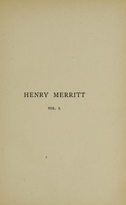 Cover of: Henry Merritt | Henry Merritt