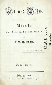Cover of: Hof und B©ơhne: Novelle aus dem modernen Leben