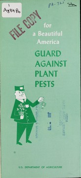 Cover of: For a beautiful America, guard against plant pests | United States. Department of Agriculture