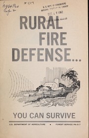 Cover of: Rural fire defense: you can survive