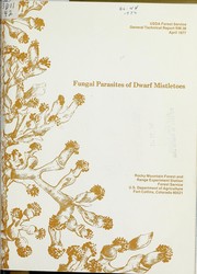 Fungal parasites of dwarf mistletoes by Frank G. Hawksworth