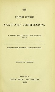 Cover of: The United States Sanitary Commission | 