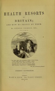 Cover of: Health resorts of Britain: and how to profit by them