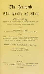 Cover of: The anatomie of the bodie of man