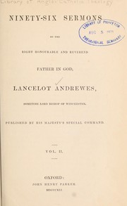 Cover of: Ninety-six sermons by Lancelot Andrewes