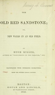 Cover of: Old red sandstone ...