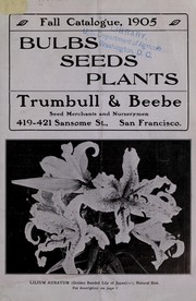 Cover of: Fall catalogue, 1905: bulbs, seeds, plants