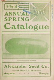 Cover of: 33rd annual spring catalogue