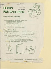 Cover of: Books for children; a guide for parents