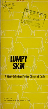 Lumpy skin by United States. Agricultural Research Service. Animal Inspection and Quarantine Division