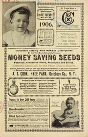 Cover of: Illustrated catalog with honest descriptions of the very best, selected, tested money saving seeds