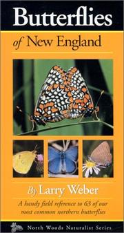 Cover of: Butterflies of New England (North Woods Naturalist Guides)
