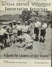 Cover of: Soil and water conservation activities by United States. Soil Conservation Service.
