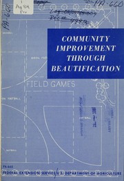 Cover of: Community improvement through beautification | United States. Federal Extension Service
