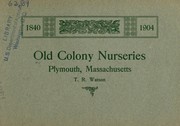 Cover of: Price-list of hardy ornamental trees, hardy flowering shrubs, evergreens, roses, bulbs, herbaceous plants, fruits, etc. for parks, cemeteries, gardens and all public and private grounds