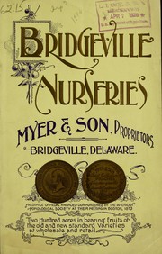 Cover of: Bridgeville Nurseries: [catalog]