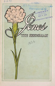 Cover of: Seed catalogue of Jones the Seedman
