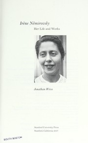 Cover of: Irène Némirovsky: her life and works