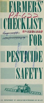 Cover of: Farmers' checklist for pesticide safety