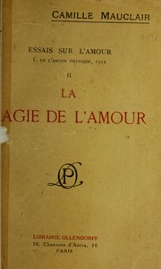 Cover of: La magie de l'amour by Camille Mauclair