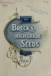 Cover of: Annual descriptive catalogue of high grade seeds