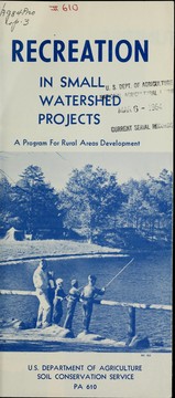 Cover of: Recreation in small watershed projects: a program for rural areas development