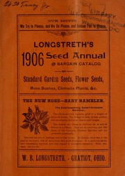 Cover of: Longstreth's seed annual and bargain catalog by W.B. Longstreth (Firm)