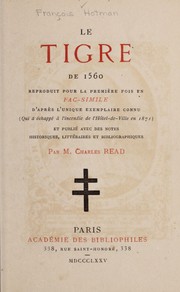 Cover of: Le Tigre de 1560 by Charles Alexandre Read, Charles Alexandre Read