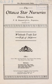 Cover of: Wholesale trade list: fall of 1906