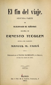 Cover of: El fin del viaje