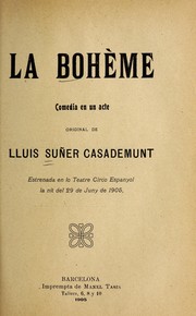 Cover of: La bohe  me: come  dia en un acte
