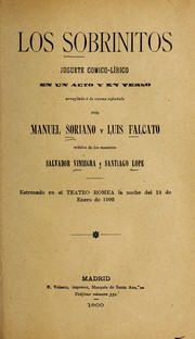 Cover of: Los sobrinitos by Salvador Viniegra y Lasso de la Vega