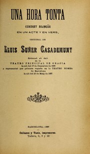 Cover of: Una hora tonta: cuadret bilingu e en un acte y en vers