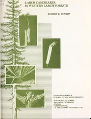 Cover of: Larch casebearer in western larch forests