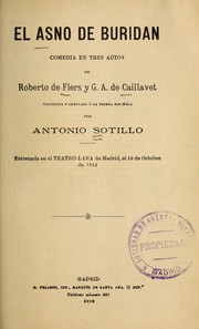 Cover of: El asno de Burida n by Robert de Flers