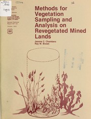 Cover of: Methods for vegetation sampling and analysis on revegetated mined lands by Jeanne C. Chambers